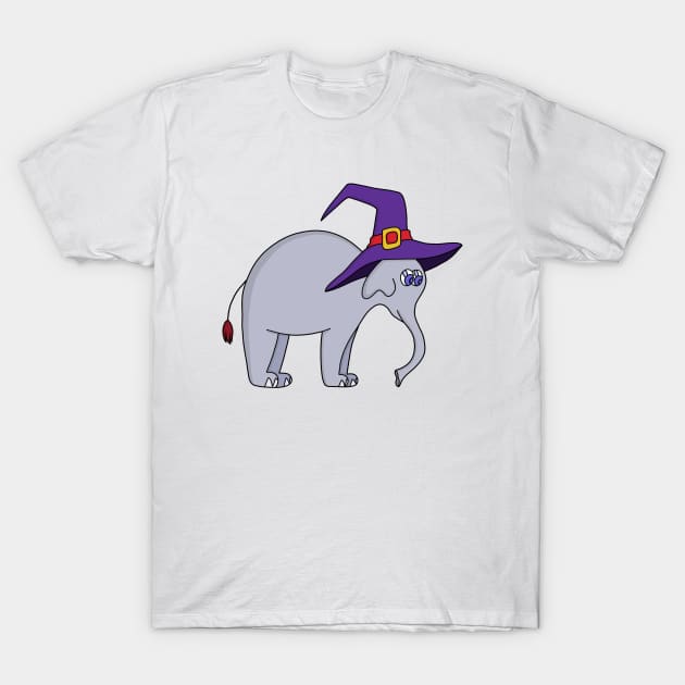 Witch Elephant T-Shirt by DiegoCarvalho